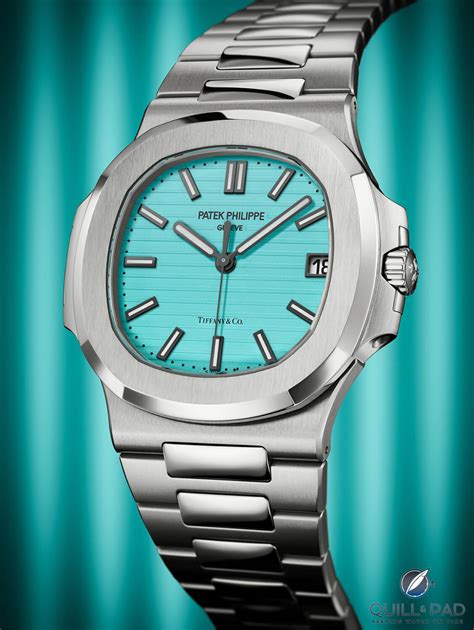 patek nautilus white|patek philippe nautilus tiffany dial.